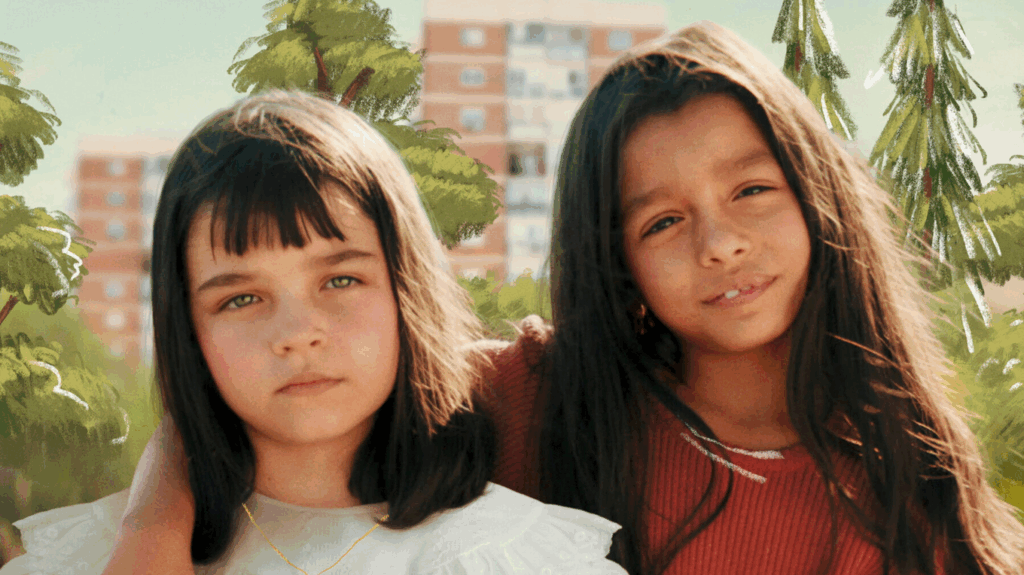 La niña de la cabra