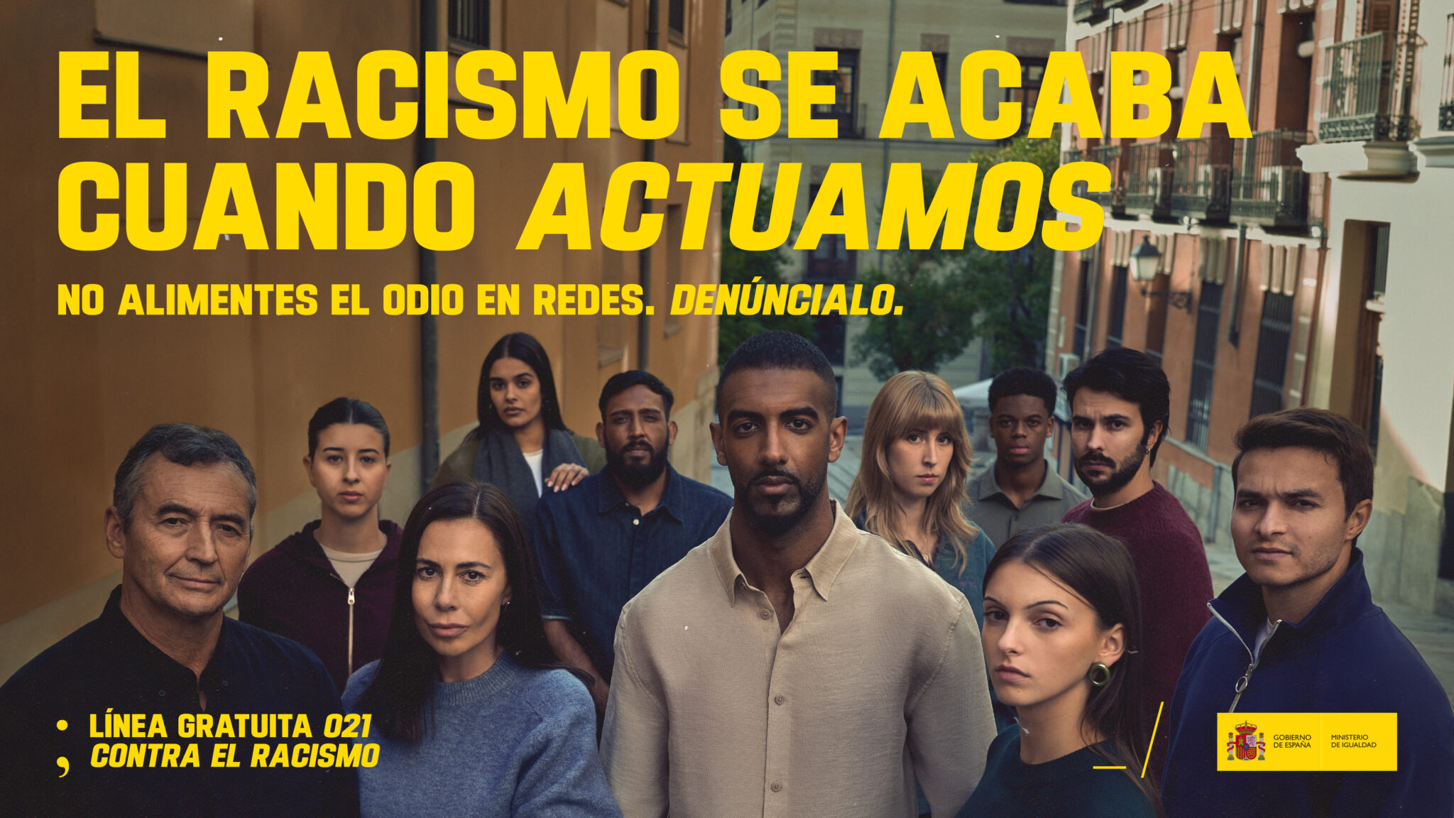 Igualdad lanza una campaña contra el racismo de la mano de TBS